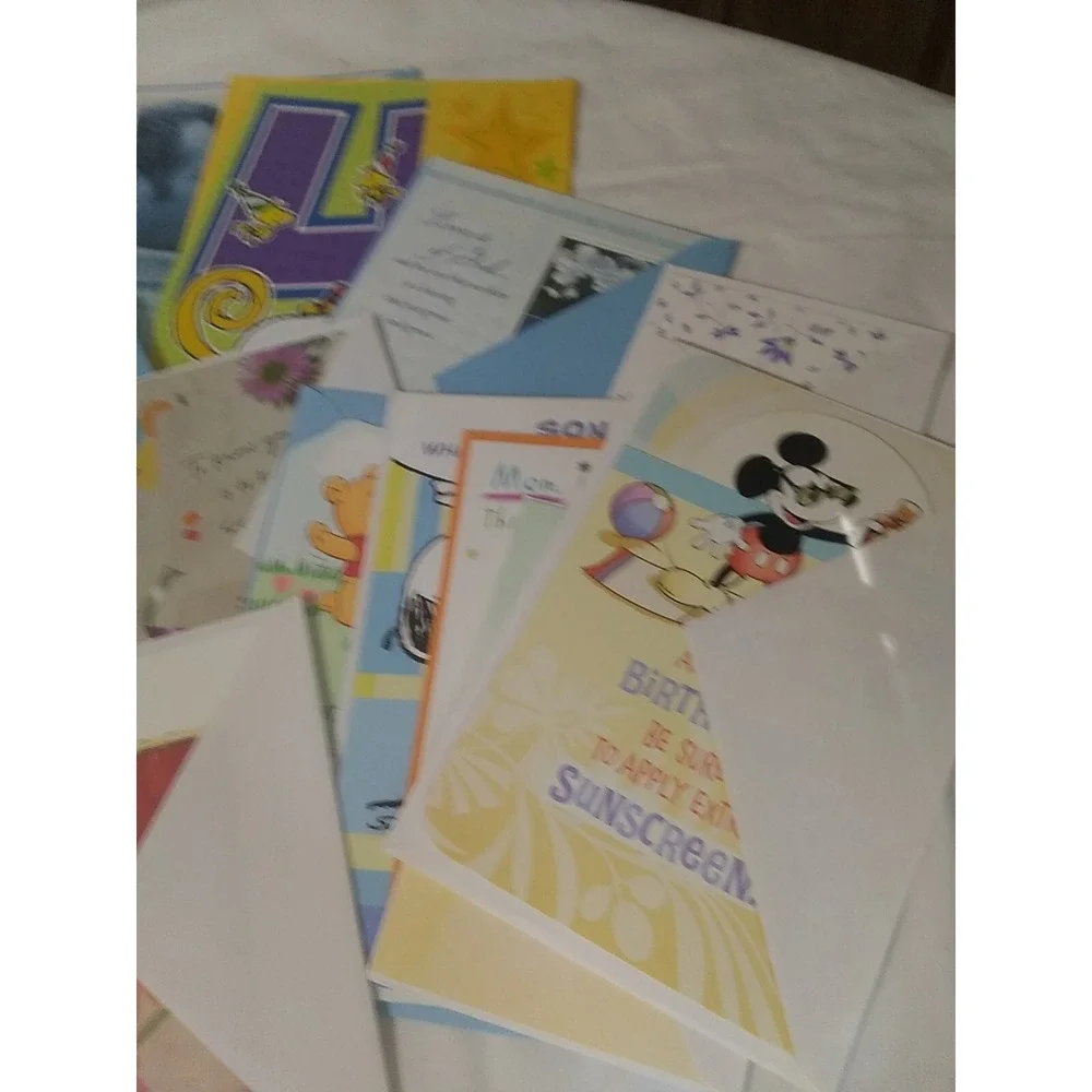 Greeting Cards Lot‎ Of 26 Assorted Occasions Sizes Brands With Envelopes